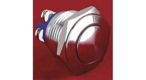 pushbutton ; Vandal resistant; design; fast break; high reliability; long life expectancy ; easy integration; waterproof; impact resistance ; aggressive industrial environment; 16 mm, domed, not illuminated