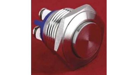 pushbutton ; Vandal resistant; design; fast break; high reliability; long life expectancy ; easy integration; waterproof; impact resistance ; aggressive industrial environment; 16 mm, overflowing, not illuminated