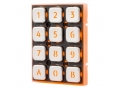 anti-vandal keyboard; access control ; security ; automatic vending ; 12 keys.