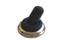 Protective cap for toggle switch with black silicon cap
