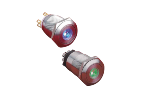 R.series boutons poussoirs 19mm affleurant point lumineux