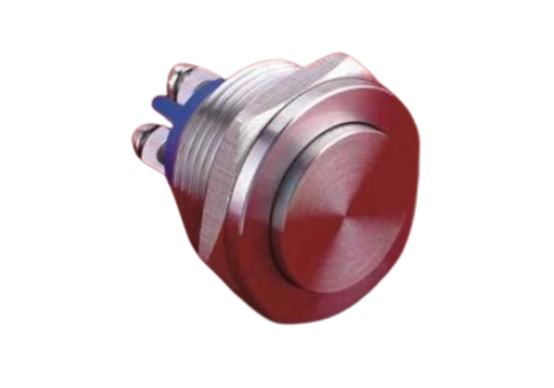 R.series boutons poussoirs 19mm super débordant non lumineux court