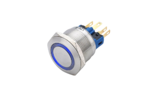 R.series boutons poussoirs 22mm affleurant anneau lumineux