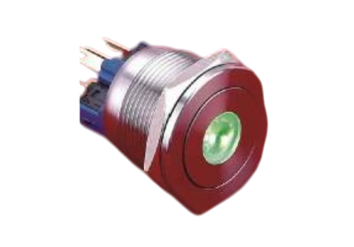 R.series boutons poussoirs 22mm super affleurant point lumineux