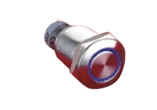 boutons poussoirs 16mm affleurant anneau lumineux
