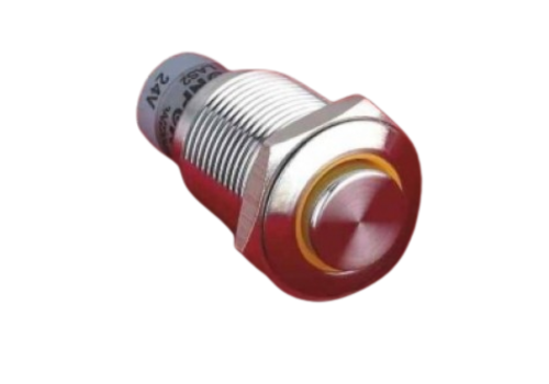 boutons poussoirs 16mm débordant anneau lumineux dual-color