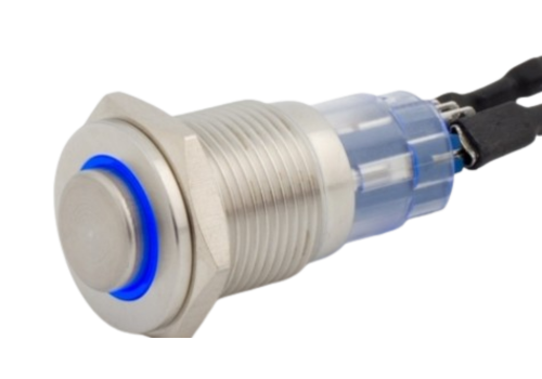 boutons poussoirs 16mm super débordant anneau lumineux dual-color